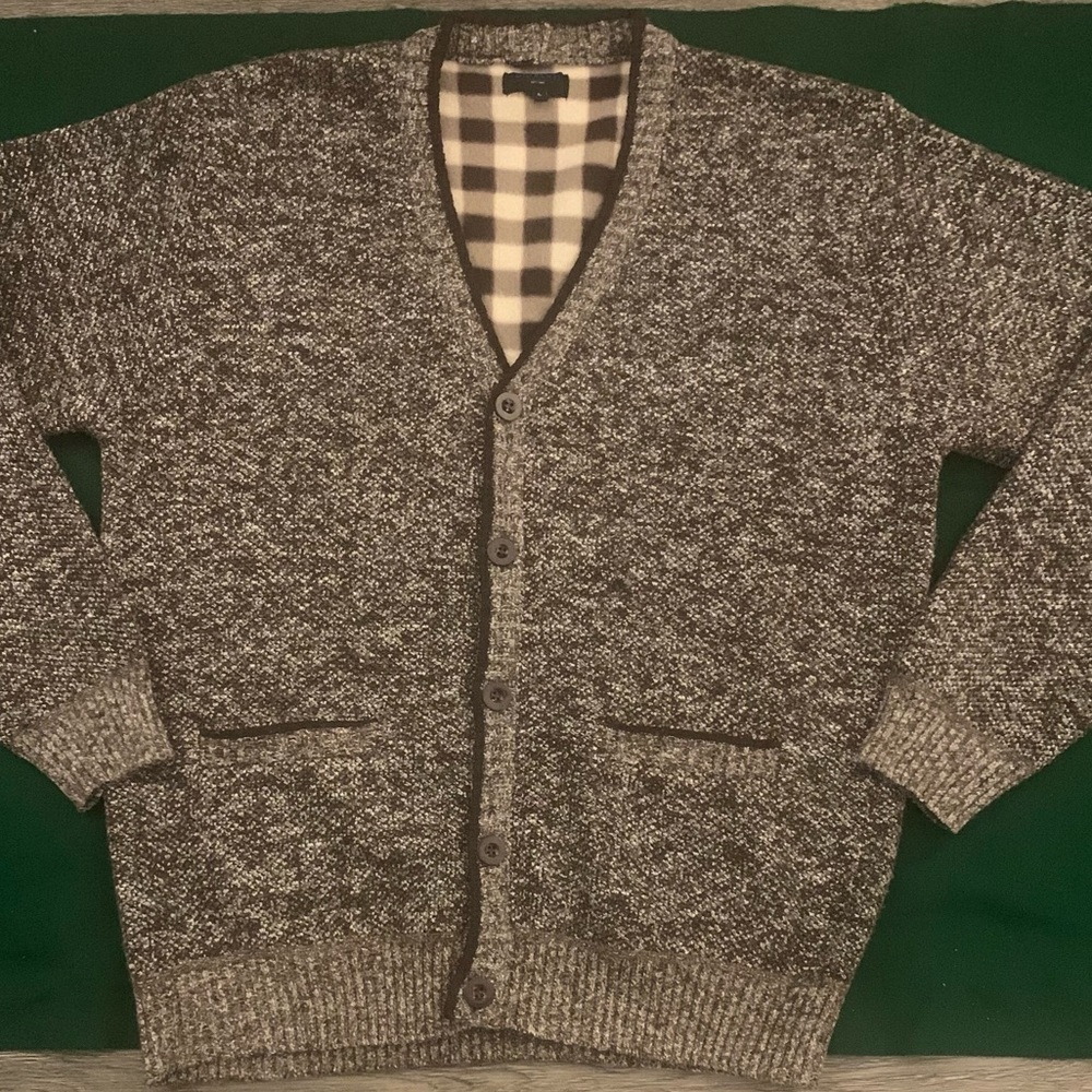 GIOBERTI All Poly Button Down Sweater - image 7